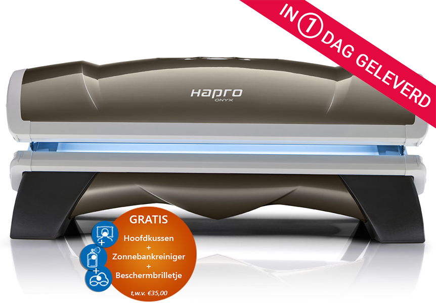 ACTIE Hapro Onyx 26/5 Combi (Zonnebank, 5x 25w gezicht)