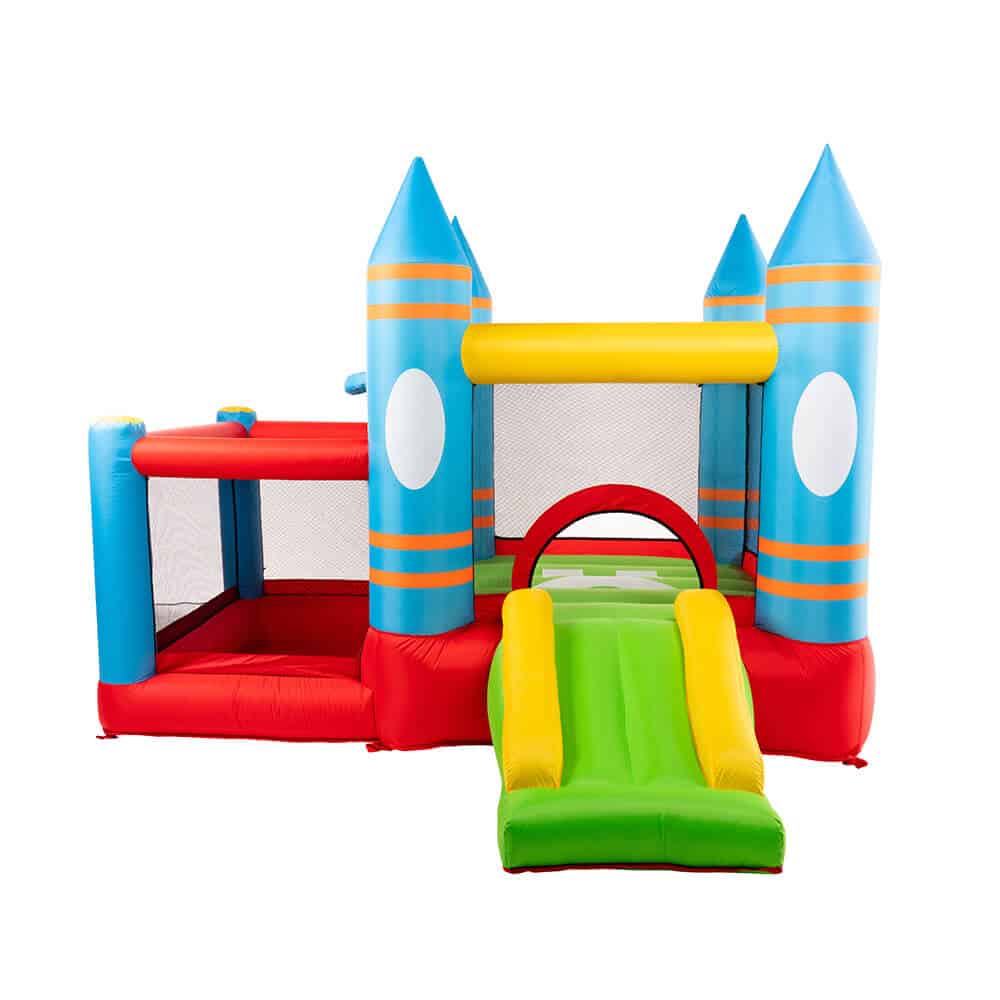 Opblaasbaar springkasteel FABI - incl. luchtpomp 450W (270 x 295 x 210cm)