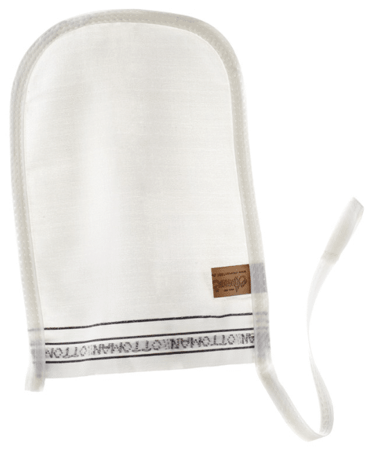 'Ottoman' Scrub Handschoen - Turkse Hamam gezicht & decollité (1 stuks)