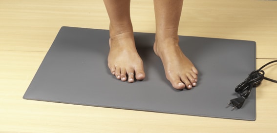 Vloermat verwarmd voor de infrarood sauna (230v) met stekker