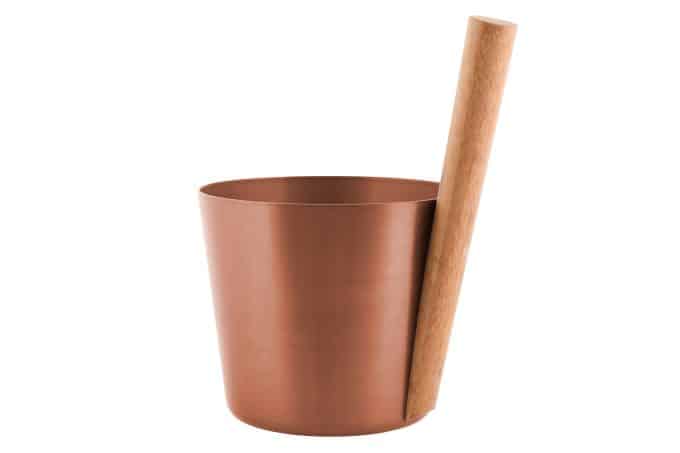 Design Sauna Emmer met greep - Koper (5L)