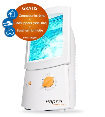 Hapro Gezichtsbruiner Summerglow HB404 - Meest krachtige gelaatsbruiner - 2 jaar garantie