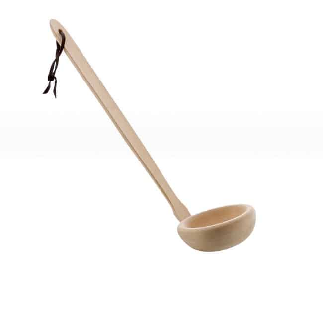 Sauna Lepel hoekig - hout (30cm)
