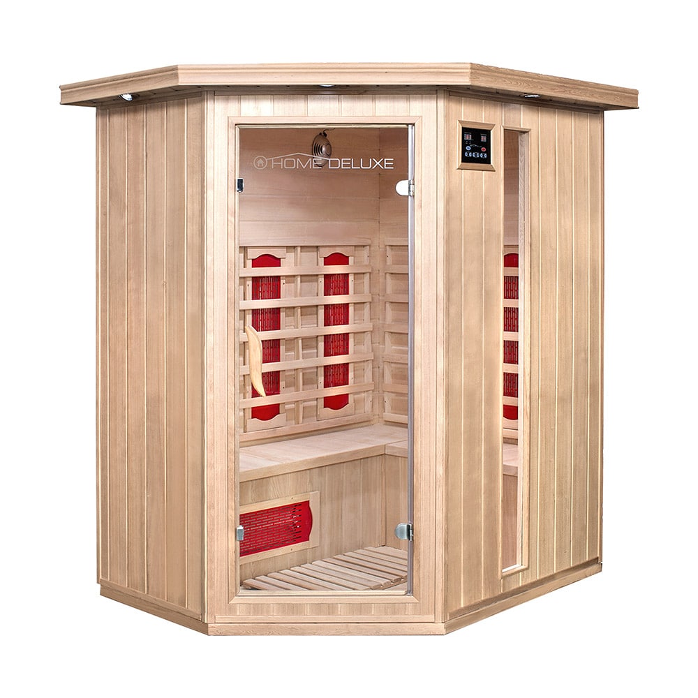 Infrarood Sauna Redsun XL, 155 x 120 x 190cm (3 pers.) Lange golf