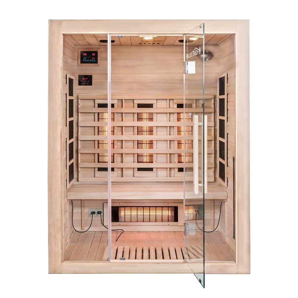 Infrarood Sauna Sahara L, 150 x 120 x 190cm (2-3 pers.) Korte golf