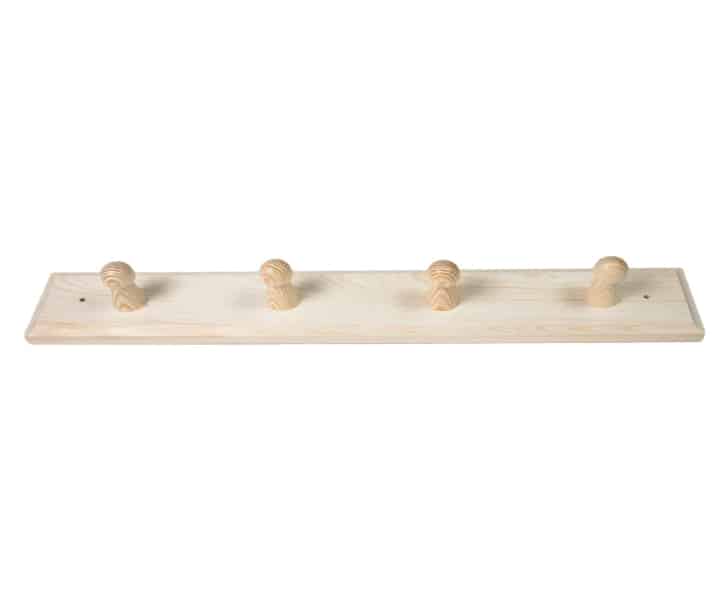 Sauna Kapstok (4 haken)