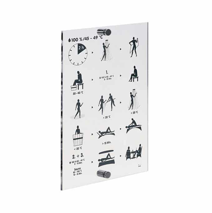 Stoombad Routing van luxe acrylglas (30x20cm) professioneel