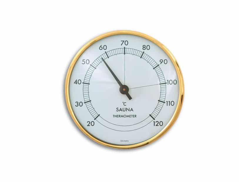 Sauna Thermometer rond 10 cm