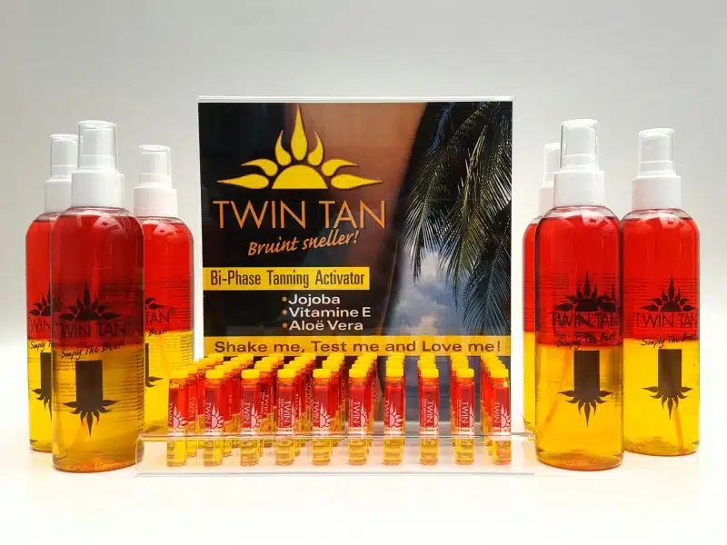 Zonnebank Booster TwinTan 2fasen ampul 2ml gezicht&decolleté - Afbeelding 3