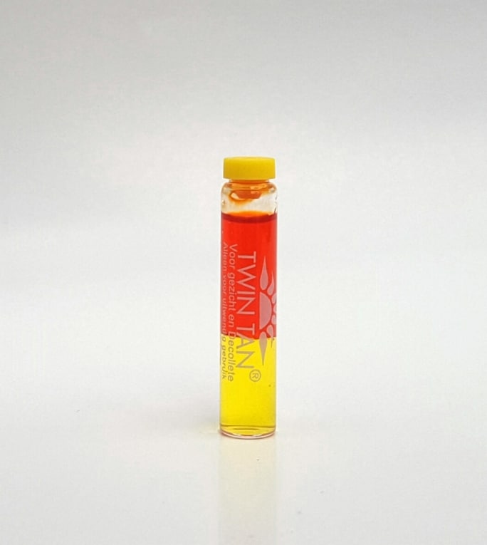 Zonnebank Booster TwinTan 2fasen ampul 2ml gezicht&decolleté