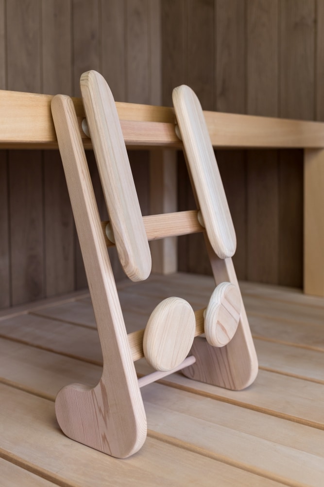 Halu ergonomische rugsteun voor de (infrarood) sauna (Red Cedar)