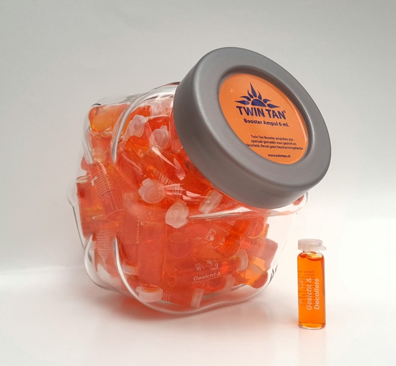Zonnebank Booster TwinTan ampul 6ml - Gezicht+decolleté