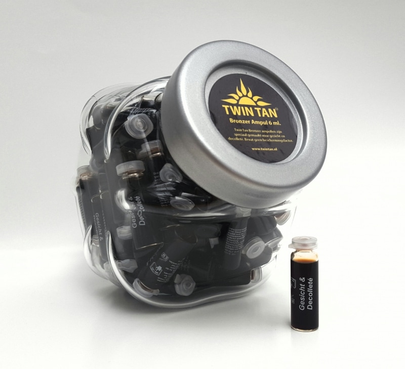 Twin Tan Bronzer ampullen 6 ml (zonnebank booster) Gezicht en decolleté