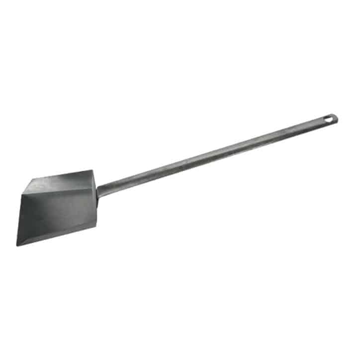 Asschep Rechte uitvoering, voor de externe kachel (lengte 57cm)